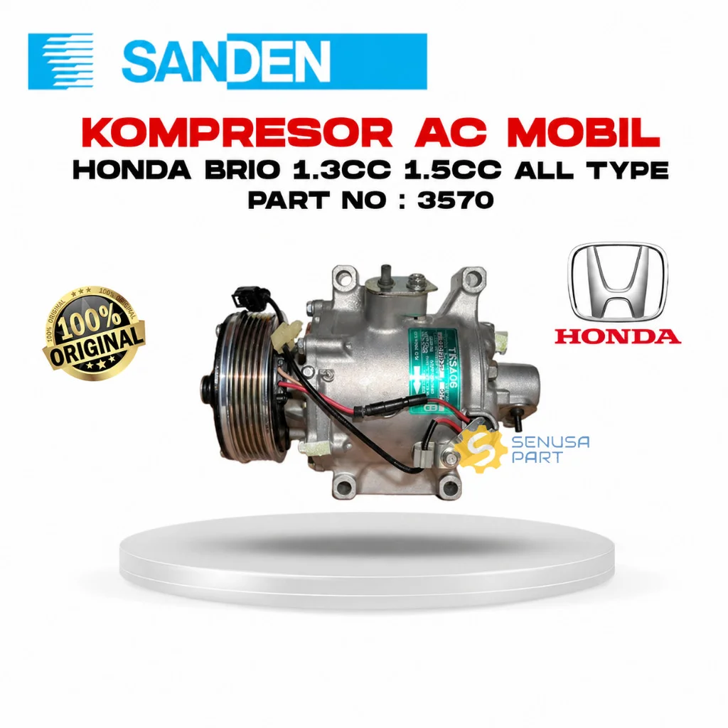 Compressor Pump AC Honda Brio 1.3cc 1.5cc All Type Ori Sanden