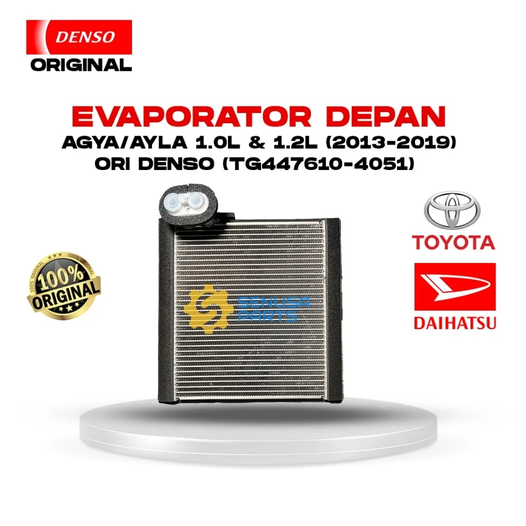 Evaporator Agya, Ayla 2013-2019 Original Denso 447610-4050/4051