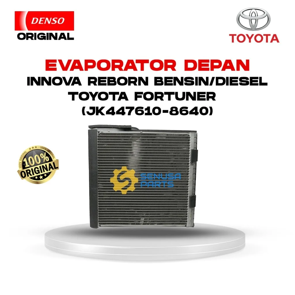 Evaporator Depan Innova Reborn Bensin / Diesel Toyota Fortuner Original Denso (JK447610-8640)