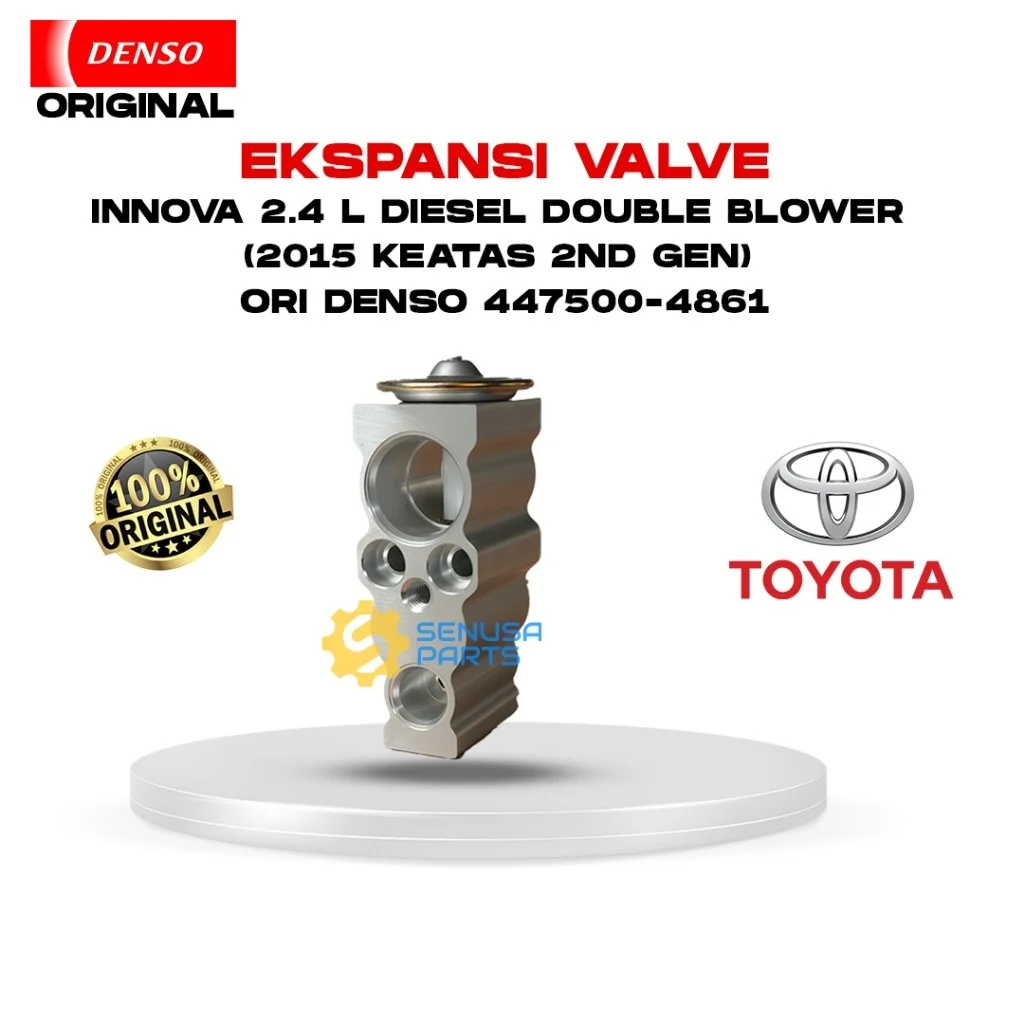 Expansion Valve Innova 2.4 L Diesel Double Blower 2015 keatas 2nd Gen Original Denso 447500-4861