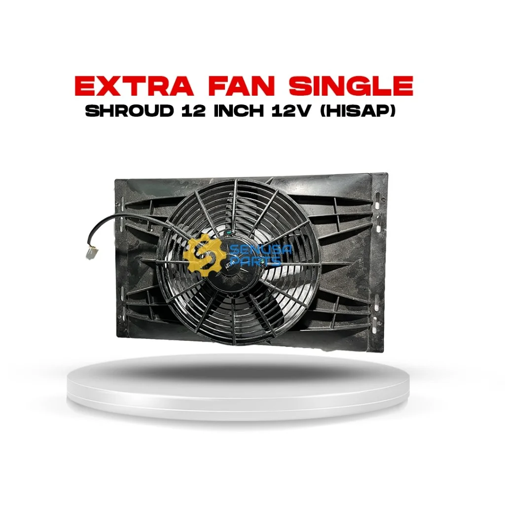 Extra Fan Shroud 12 Inch 12V