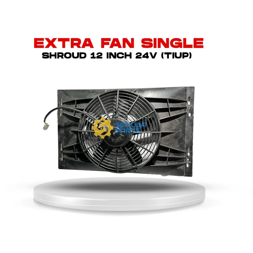 Extra Fan Single Shroud 12 Inch 24V