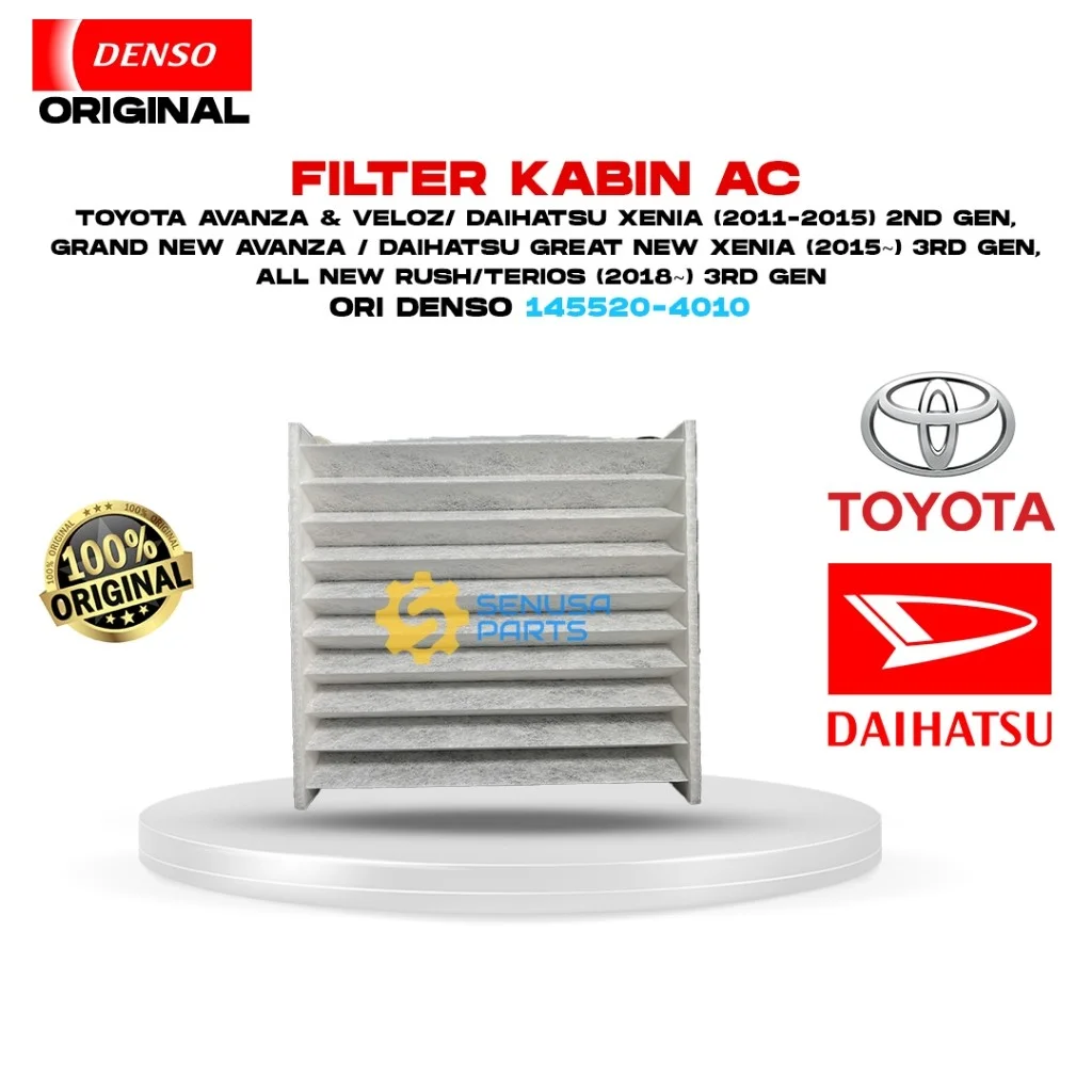Filter AC Kabin Grand New Avanza Xenia Rush Terios Original Denso 145520-4010