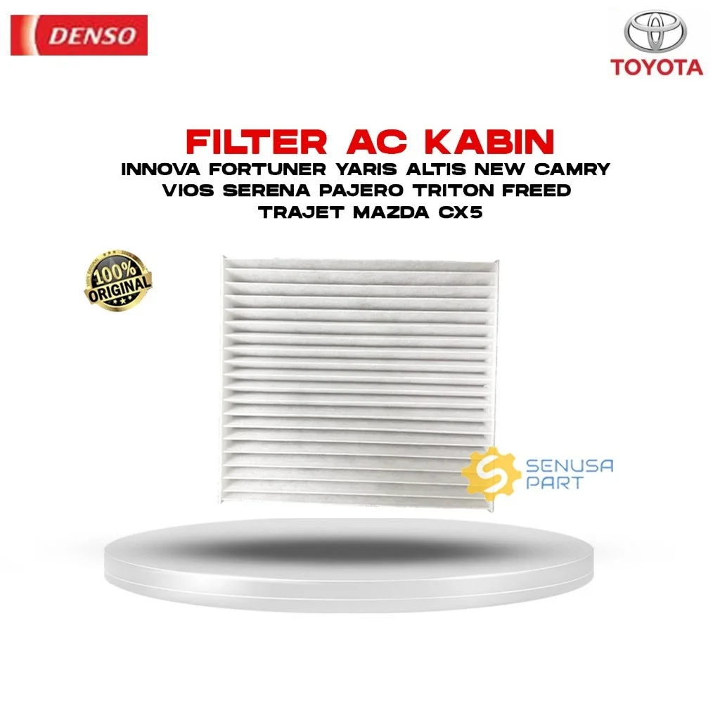 Filter Kabin Innova Fortuner Yaris Altis New Camry Vios Serena Pajero Triton Feed Mazda CX5