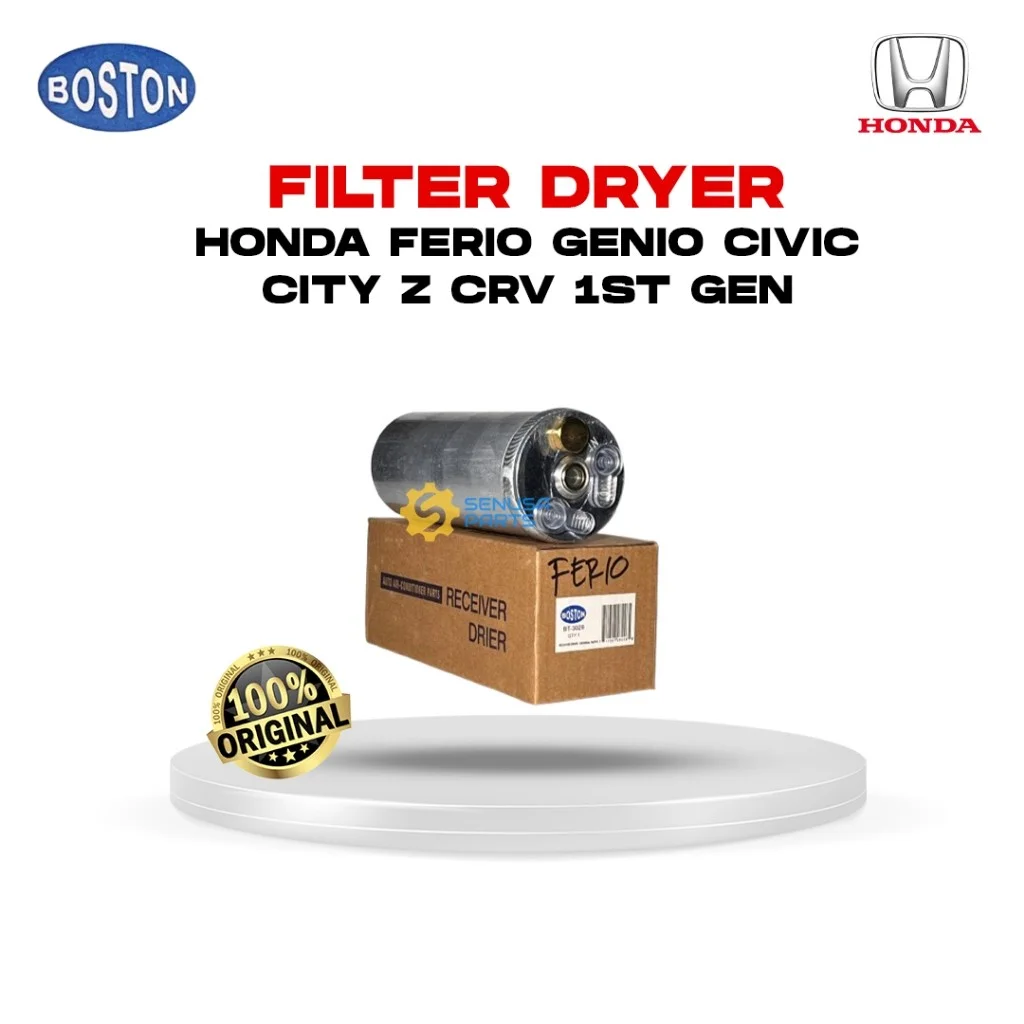 Filter Receiver Drier Dryer Honda FERIO GENIO CIVIC CITY Z CRV 1st gen Filter Drier AC Mobil (BT-3029) KUALITAS TERBAIK