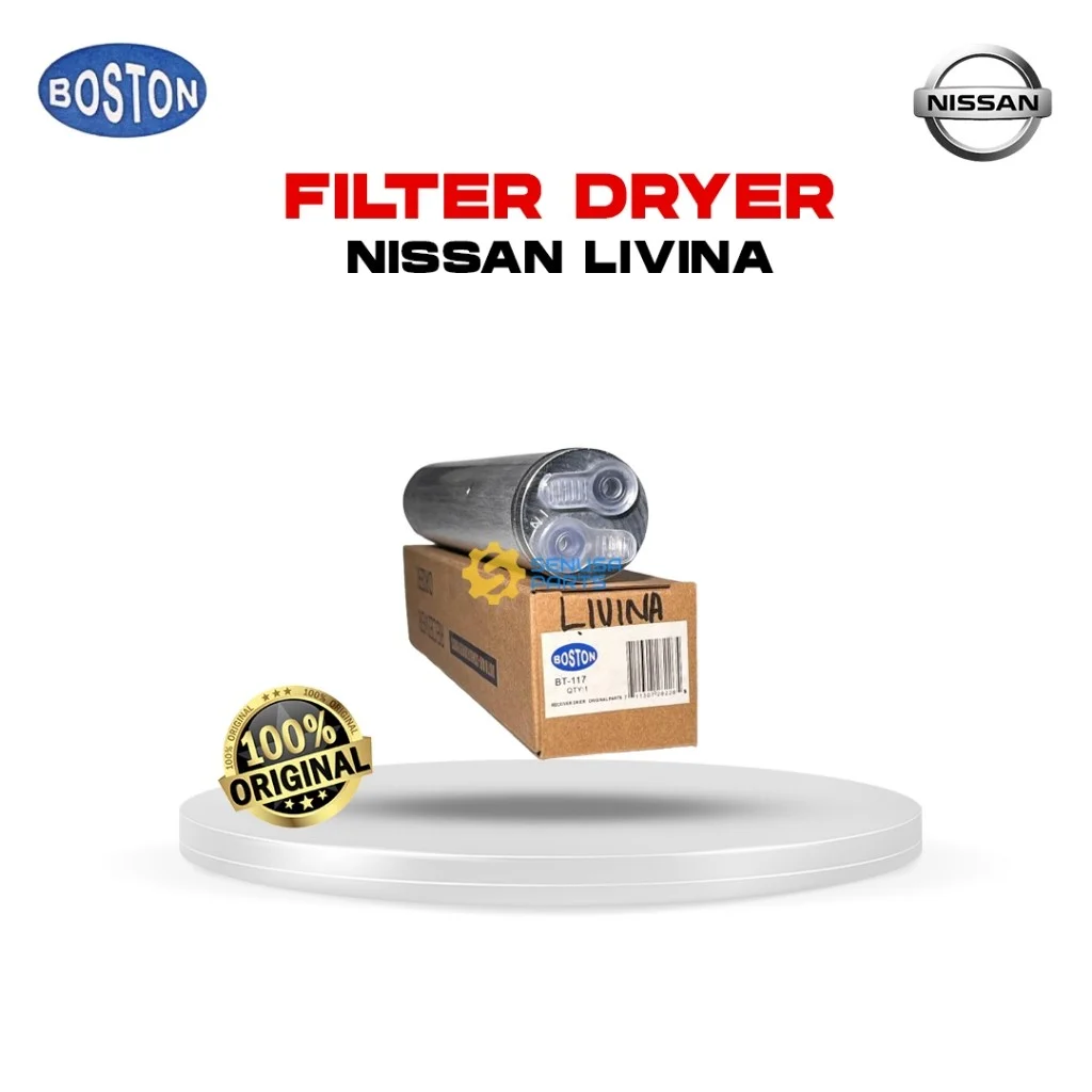 Filter Receiver Drier Dryer Nissan LIVINA Filter Drier AC Mobil (BT-117) KUALITAS TERBAIK