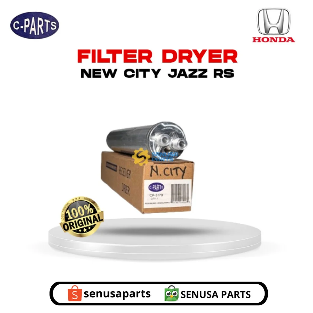Filter Receiver Drier NEW CITY JAZZ RS Filter Dryer AC Mobil (CP-3179)