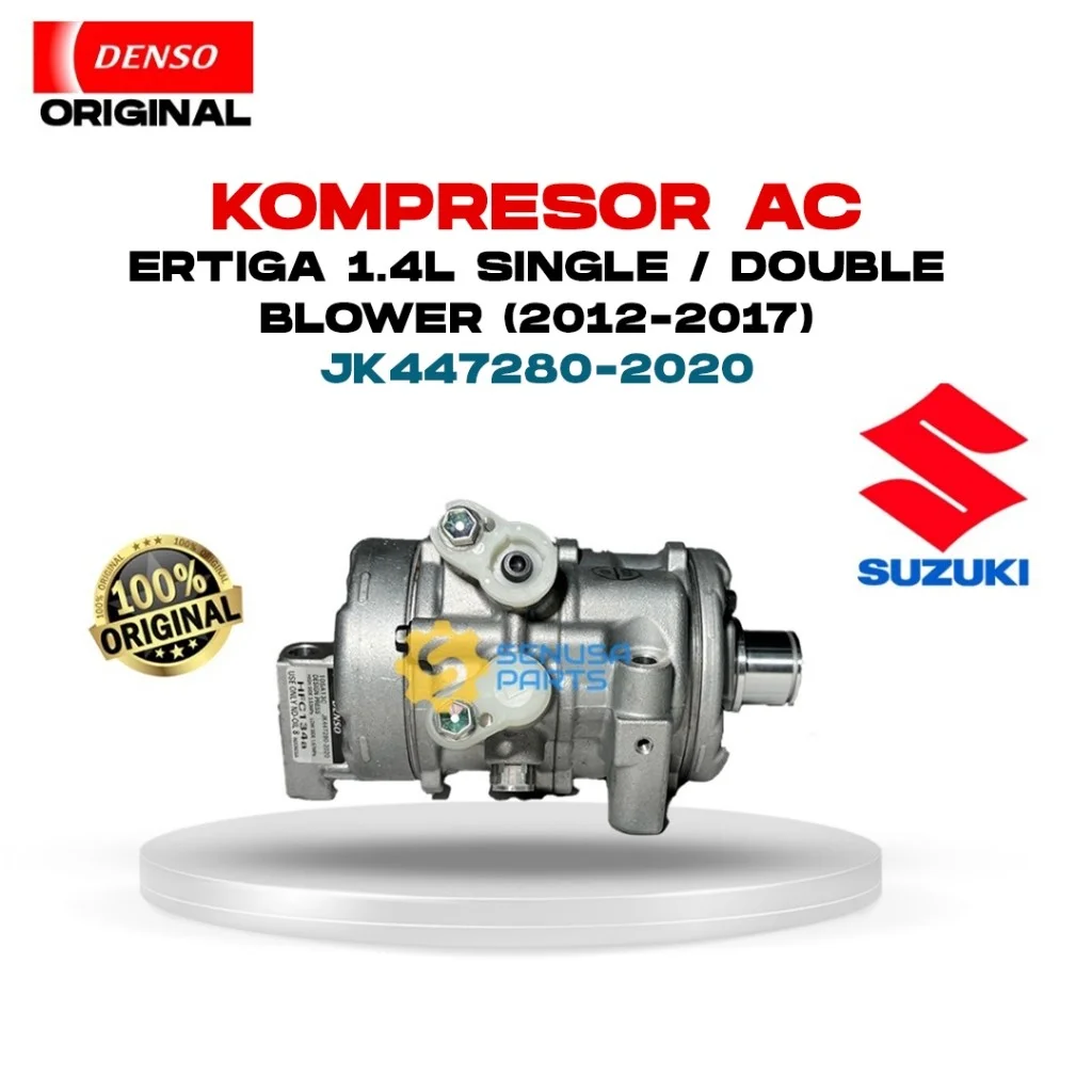 Kompresor AC Mobil Ertiga 1.4L Single / Double Blower Original Denso JK447280-2020