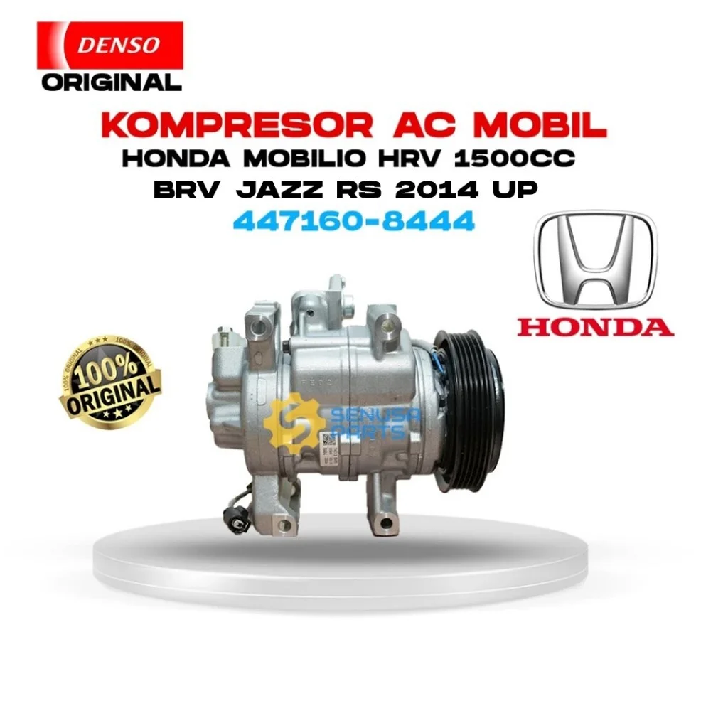 Kompresor AC Mobil Honda Mobilio HRV 1500CC BRV Jazz RS 2014 keatas Denso 447160-8444