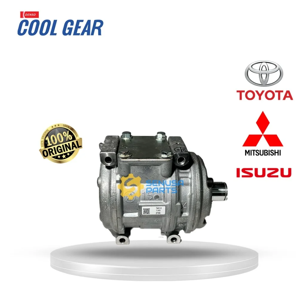 Kompresor AC Mobil Kijang Isuzu Panther, Mitsubishi L300 Original Denso 447200-2700
