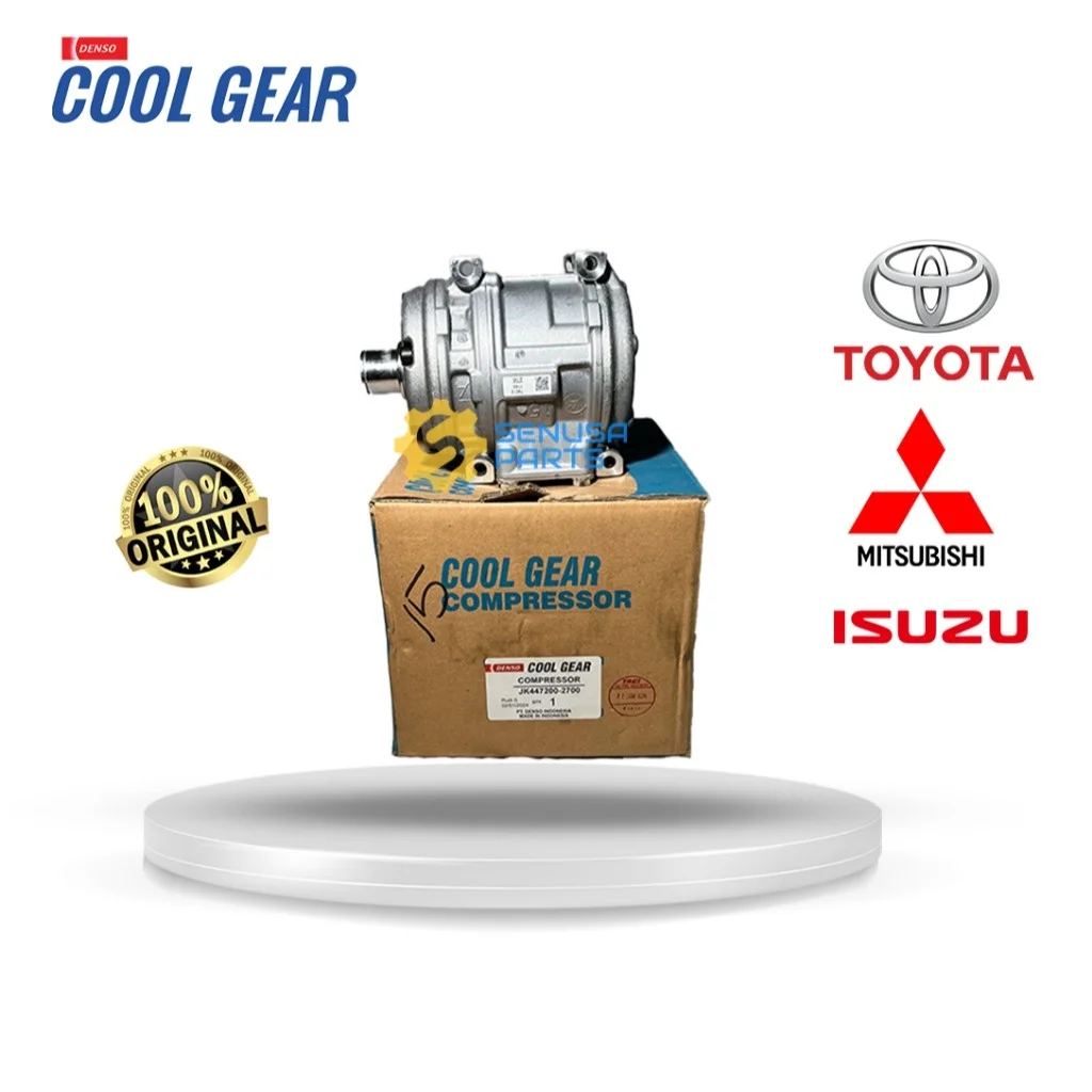 Kompresor AC Mobil Kijang Isuzu Panther, Mitsubishi L300 Original Denso 447200-2700