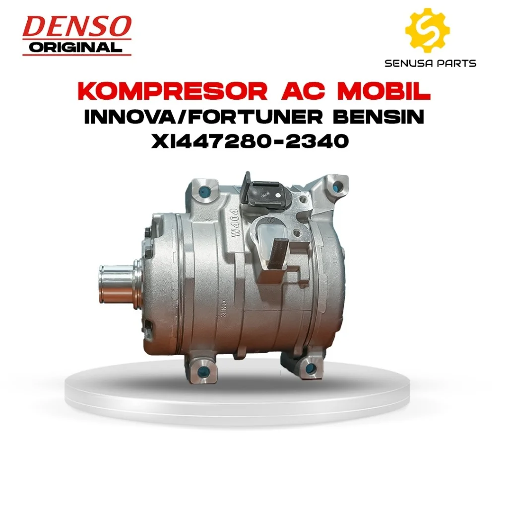 Kompresor AC Mobil Toyota Kijang Innova Double Bensin 2003-2015 Original Denso XI447280-2340