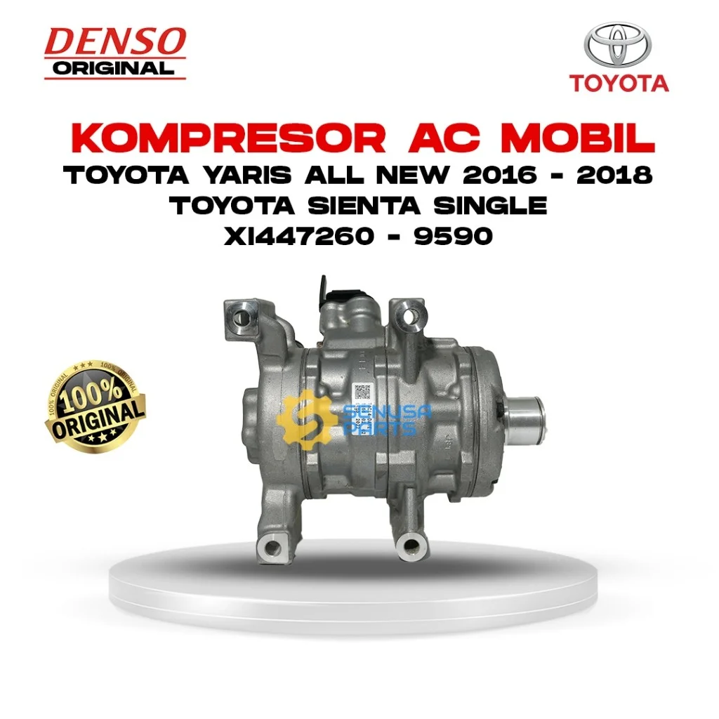 Kompresor AC Toyota Yaris All New 2016 - 2018 Toyota Sienta Single XI447260 - 9590
