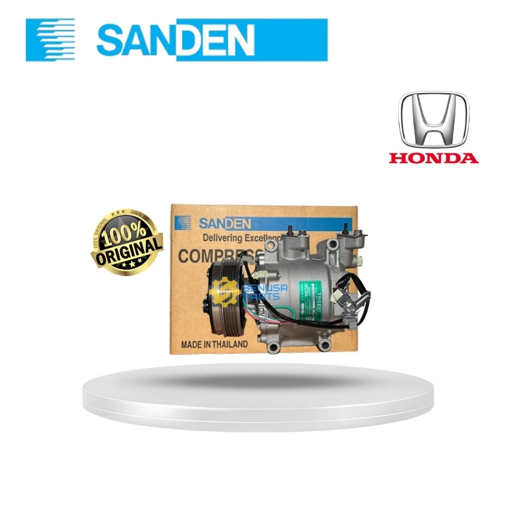 Kompresor Honda Jazz RS Freed 2008-2013 New City 2009 UP Compressor Asli Sanden Original 3483-CE