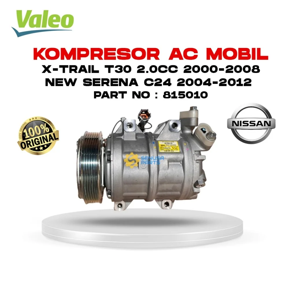 Kompresor Nissan X-Trail T30 2.0cc New Serena C24 815010 Valeo Original