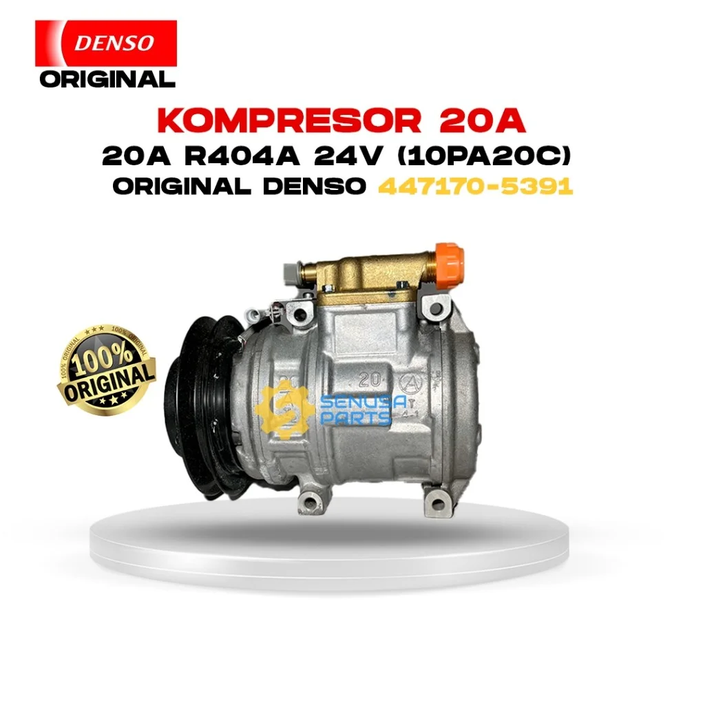 Kompressor 20A r404a 24V (10PA20C) Original Denso 447170-5391