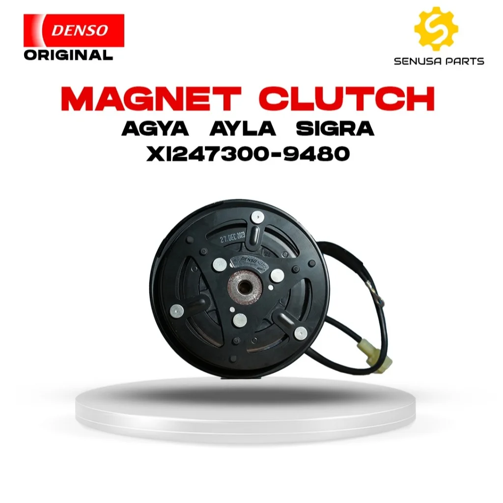 Magnet Clutch Pulley AC Agya Ayla Calya Sigra 1.0, All New Rush Terios Avanza Xenia 1.5 - Ori Denso XI247300-9480