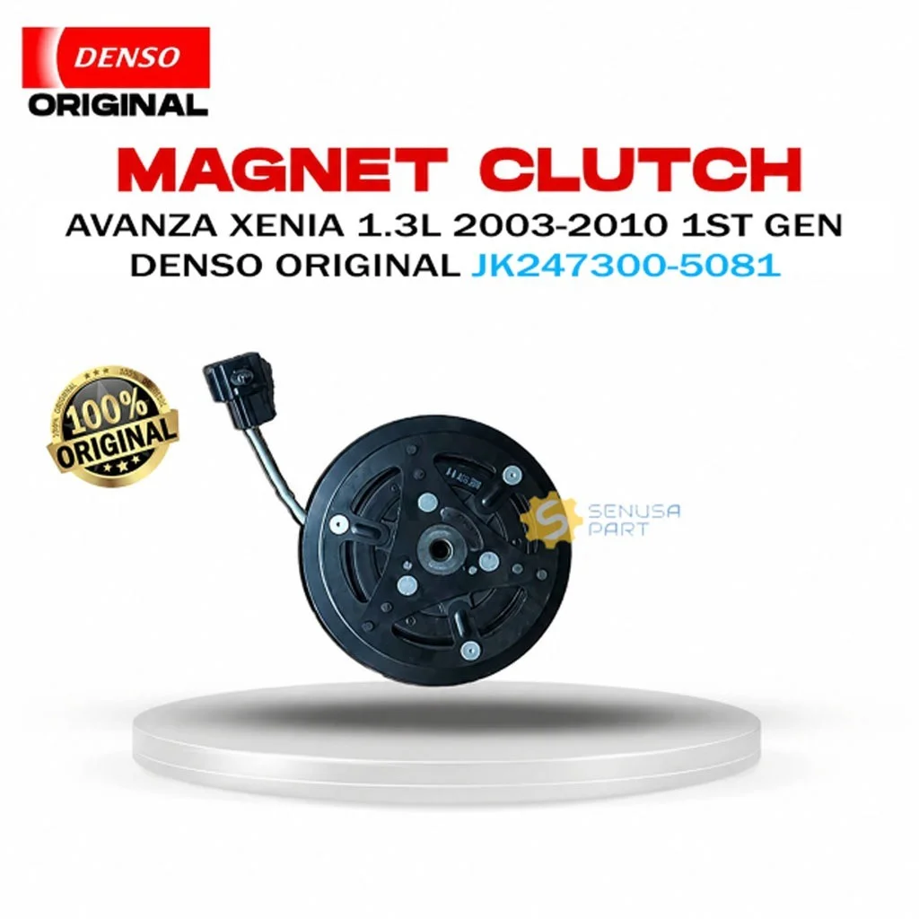 Magnet Clutch Pulley AC Avanza Xenia 1.3L 2003-2010 1st Gen Ori Denso 4PK JK247300-5081