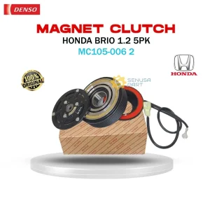 Magnet Clutch Pulley AC Honda Brio 1.2 5PK Ori Denso