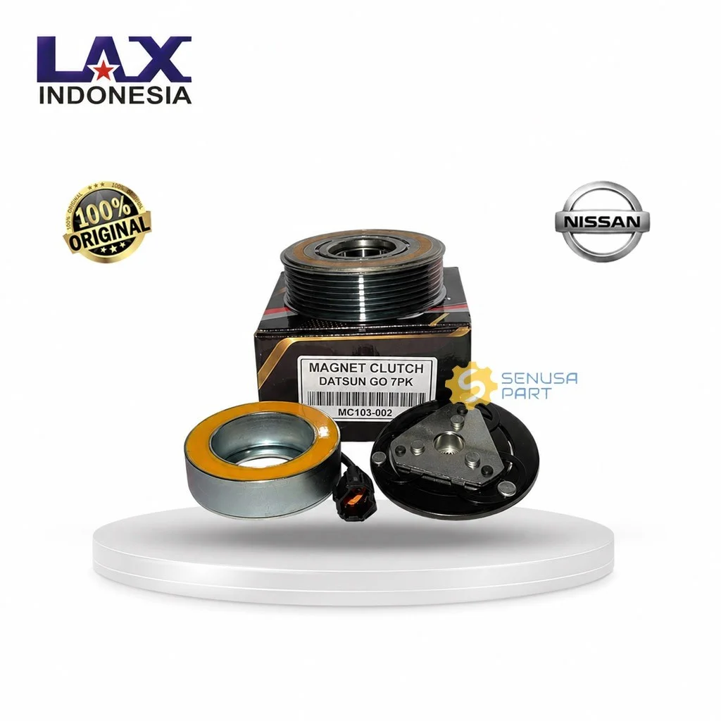 Magnet Clutch Pully AC Datsun Go/Go+/Go Panca 7PK Original LAX Indonesia