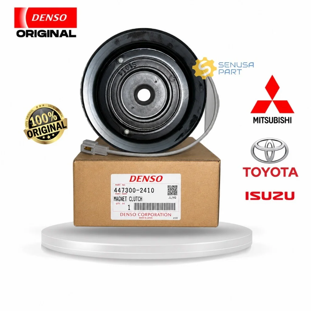 Magnet Clutch Pully AC Kijang Kapsul Panther L300 Ori Denso 447300-2410