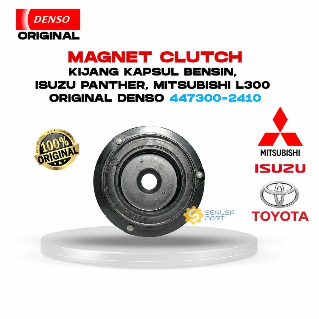 Magnet Clutch Pully AC Kijang Kapsul Panther L300 Ori Denso 447300-2410