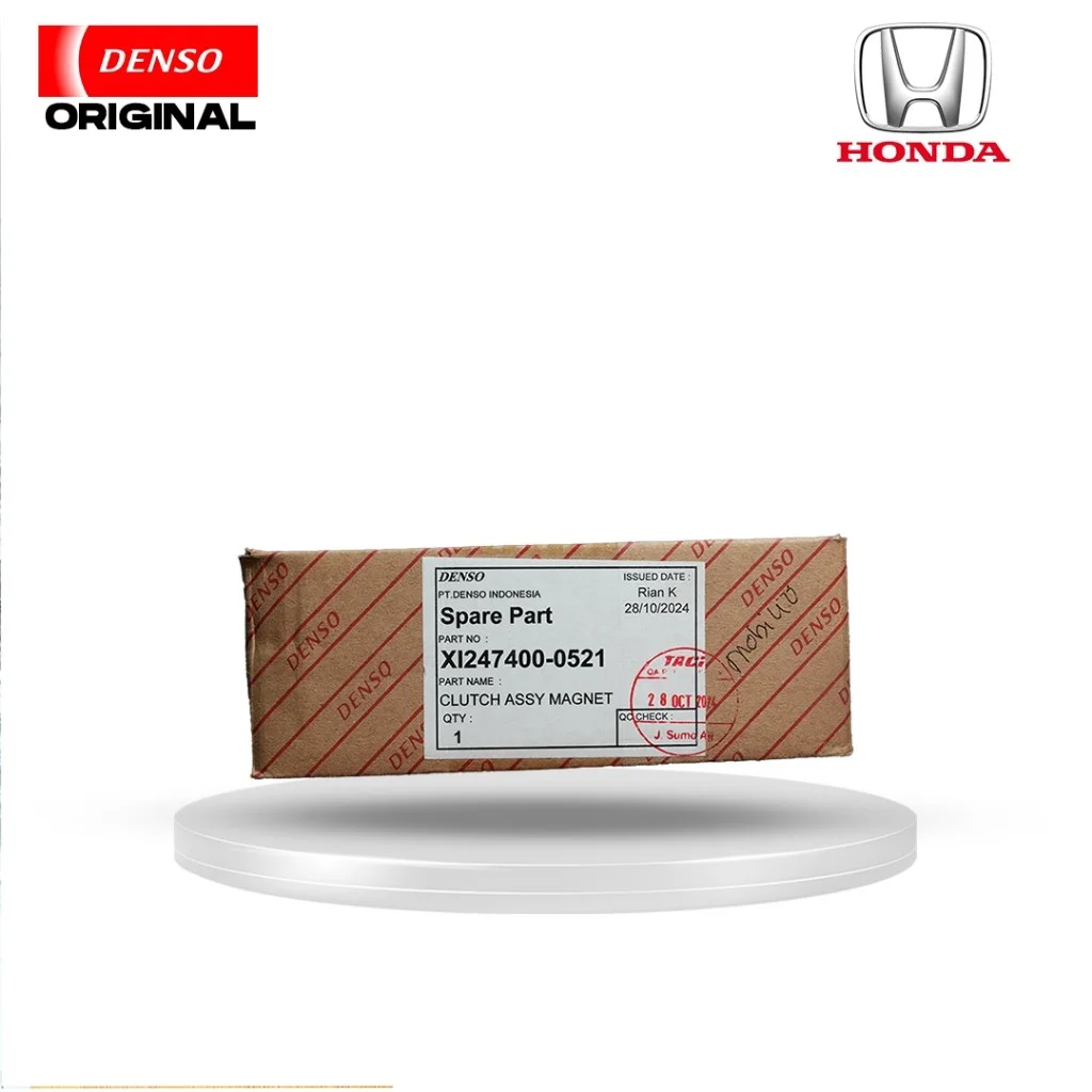 Magnet Clutch Pully AC Mobil Honda Mobilio BRV HRV 1.5L Jazz RS 2014 up - Original Denso XI247400-0521