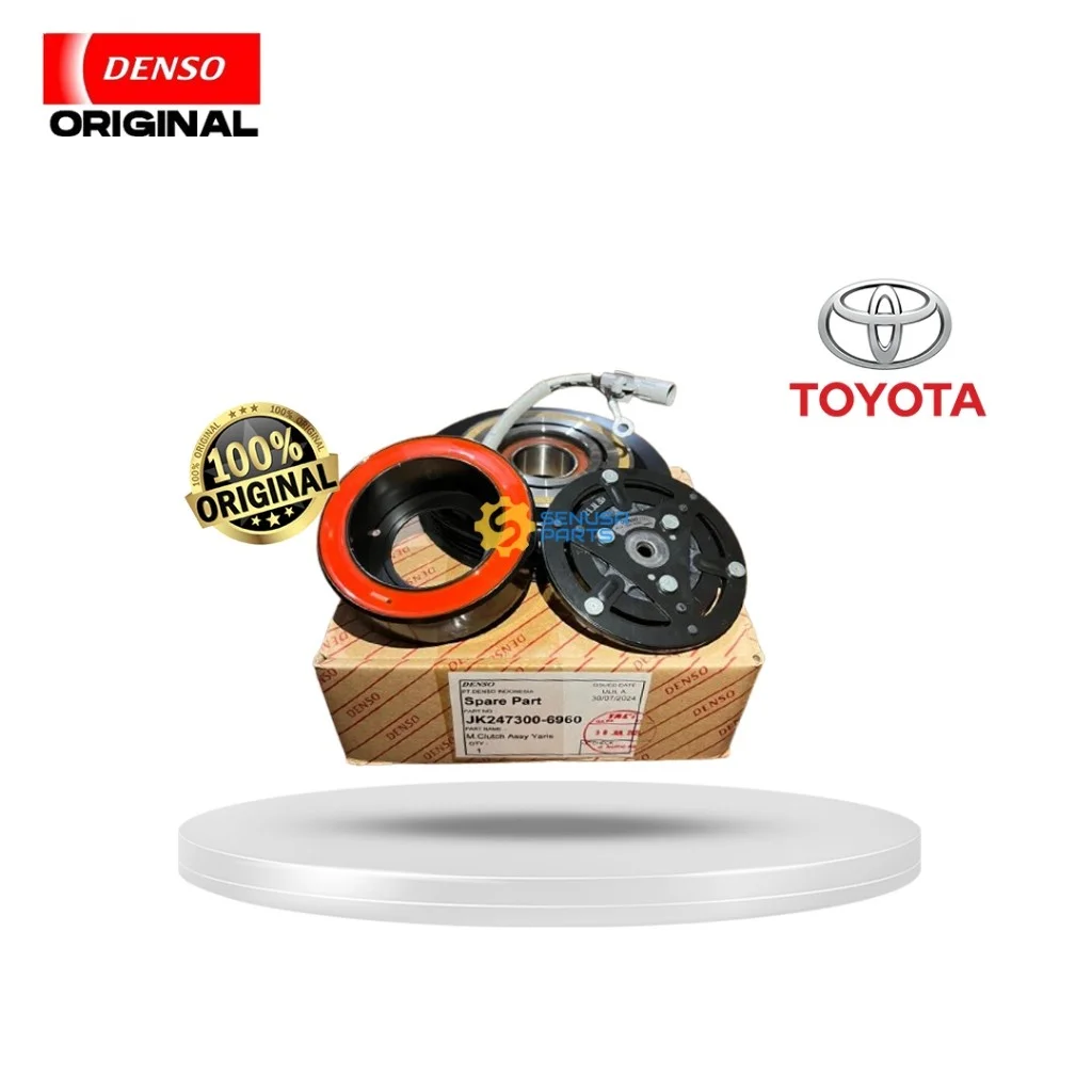Magnet Clutch Pully AC Mobil Yaris, Vios Lama 2003-2013 1st Gen - Denso Original JK247300-6960