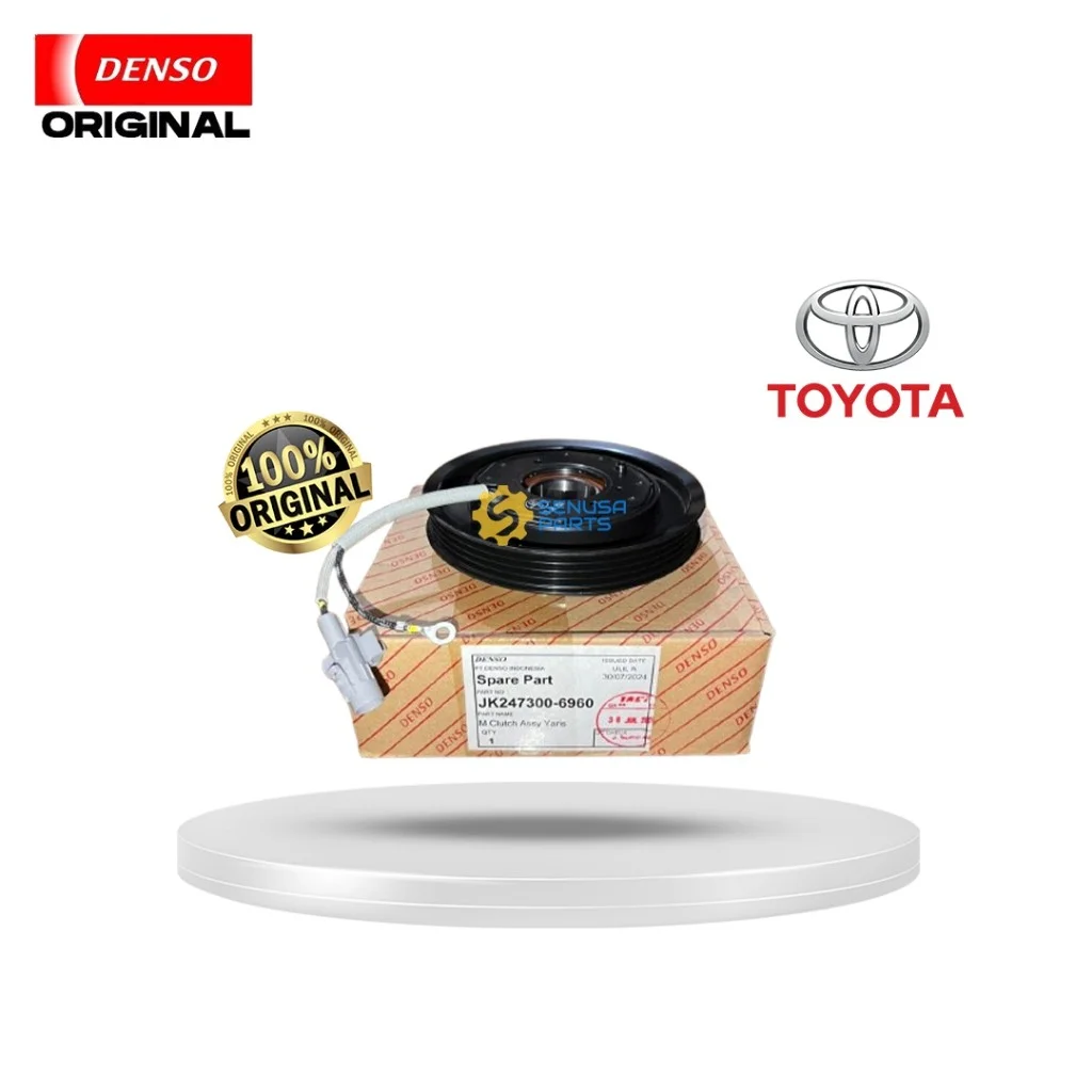 Magnet Clutch Pully AC Mobil Yaris, Vios Lama 2003-2013 1st Gen - Denso Original JK247300-6960