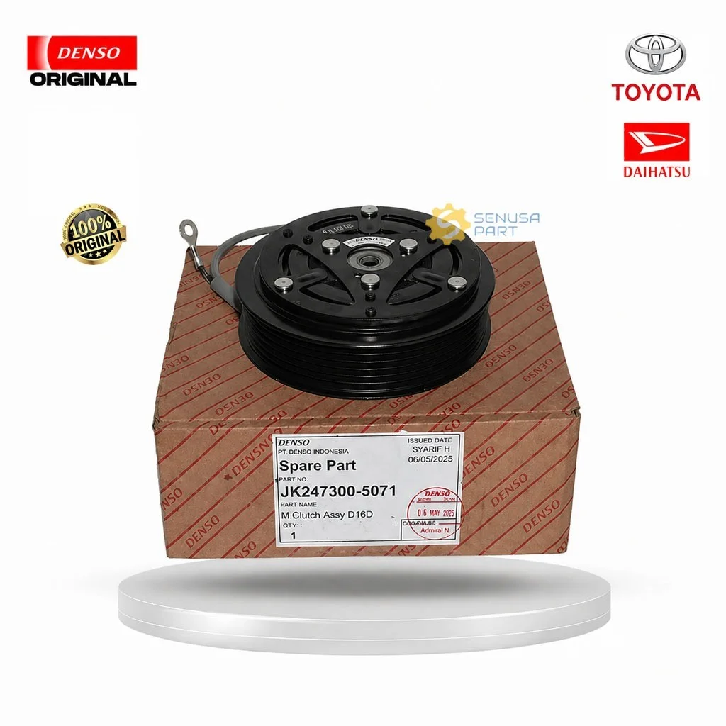Magnet Clutch Pully AC Rush Terios 2006-2011 1.5L, Avanza Xenia 2003-2010 - Ori Denso JK247300-5071