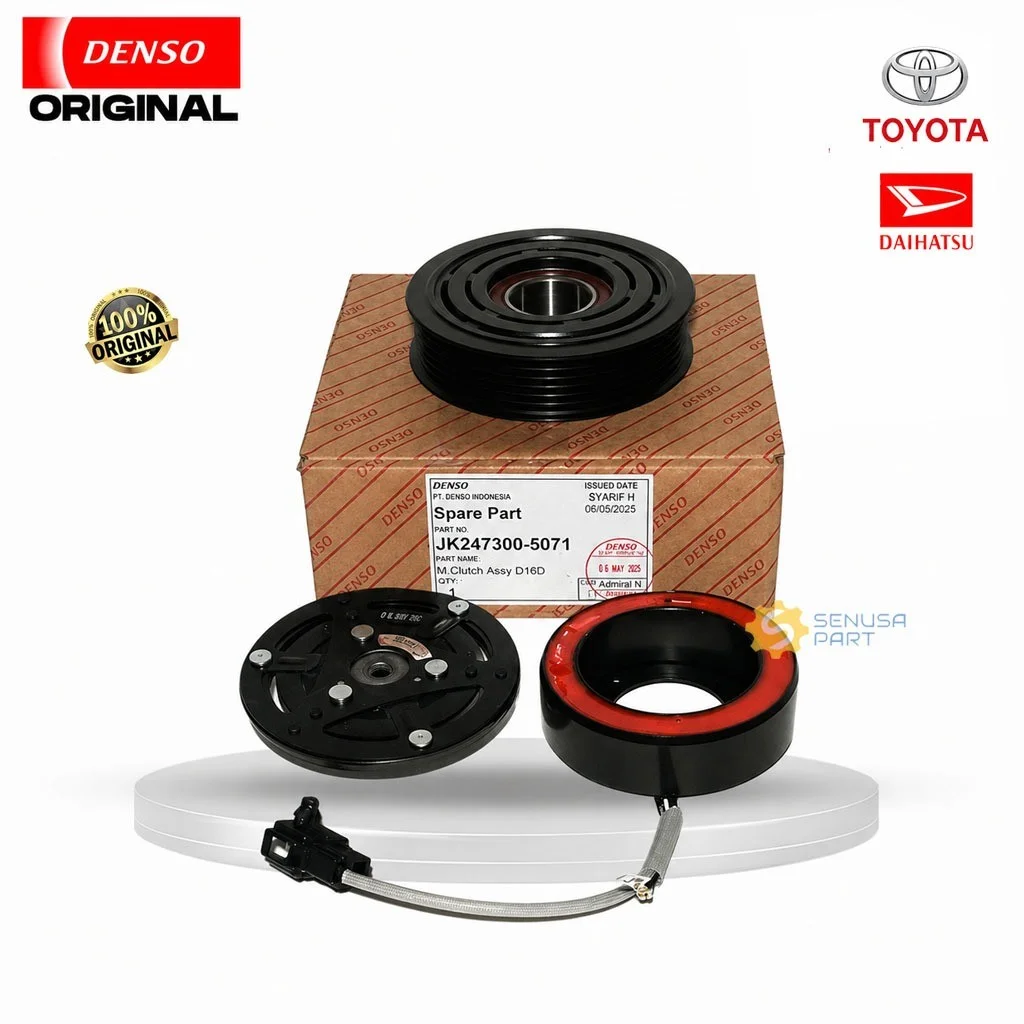 Magnet Clutch Pully AC Rush Terios 2006-2011 1.5L, Avanza Xenia 2003-2010 - Ori Denso JK247300-5071