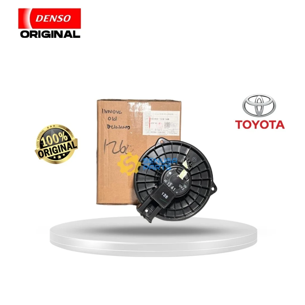 Motor Blower + Resistor Belakang Toyota Innova Fortuner (2004-2015) 1st Gen Denso Original JK116360-1261