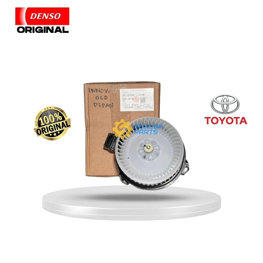 Motor Blower + Resistor Depan Toyota Innova Fortuner (2004-2015) 1st Gen Denso Original JK116360-1170