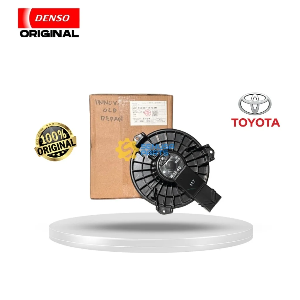 Motor Blower + Resistor Depan Toyota Innova Fortuner (2004-2015) 1st Gen Denso Original JK116360-1170