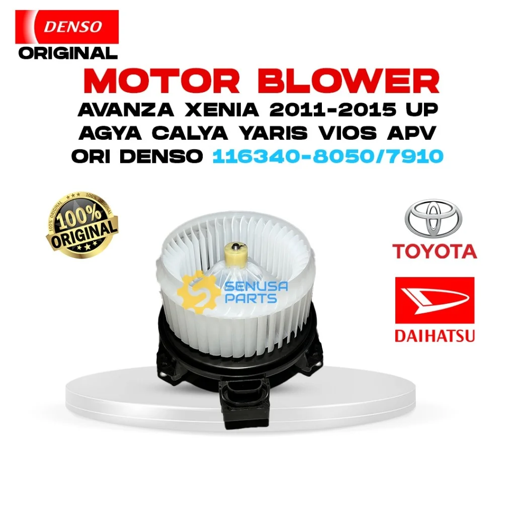 Motor Blower + Resistor Toyota Avanza Veloz / Gran Max Ori Denso 116340 8050