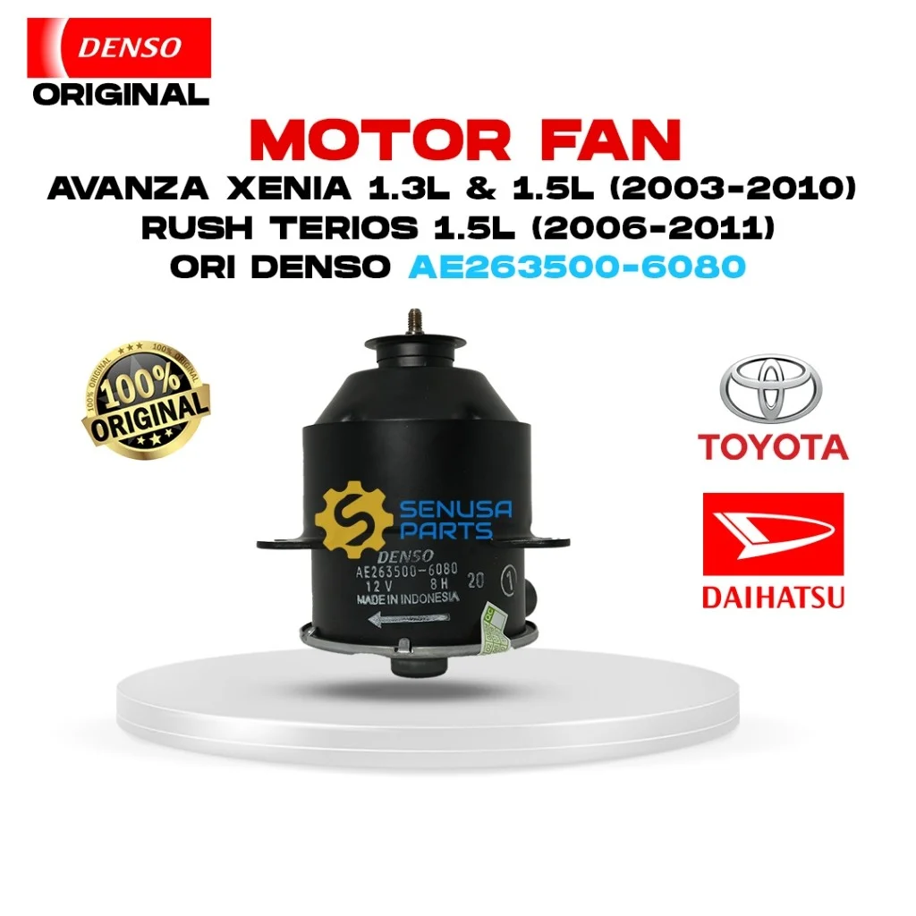 Motor Fan Avanza Xenia (2003-2010) / Rush Terios (2006-2011) Original Denso AE263500-6080