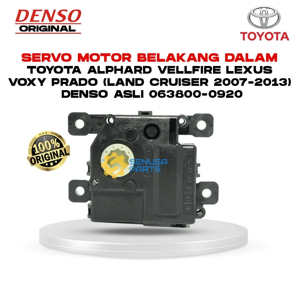 SERVO MOTOR BELAKANG DALAM TOYOTA ALPHARD VELLFIRE LEXUS VOXY PRADO DENSO ASLI 063800-0920