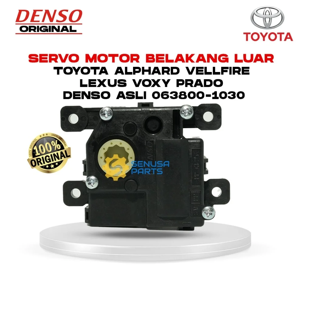 SERVO MOTOR BELAKANG LUAR TOYOTA ALPHARD VELLFIRE LEXUS VOXY PRADO DENSO ASLI 063800-1030