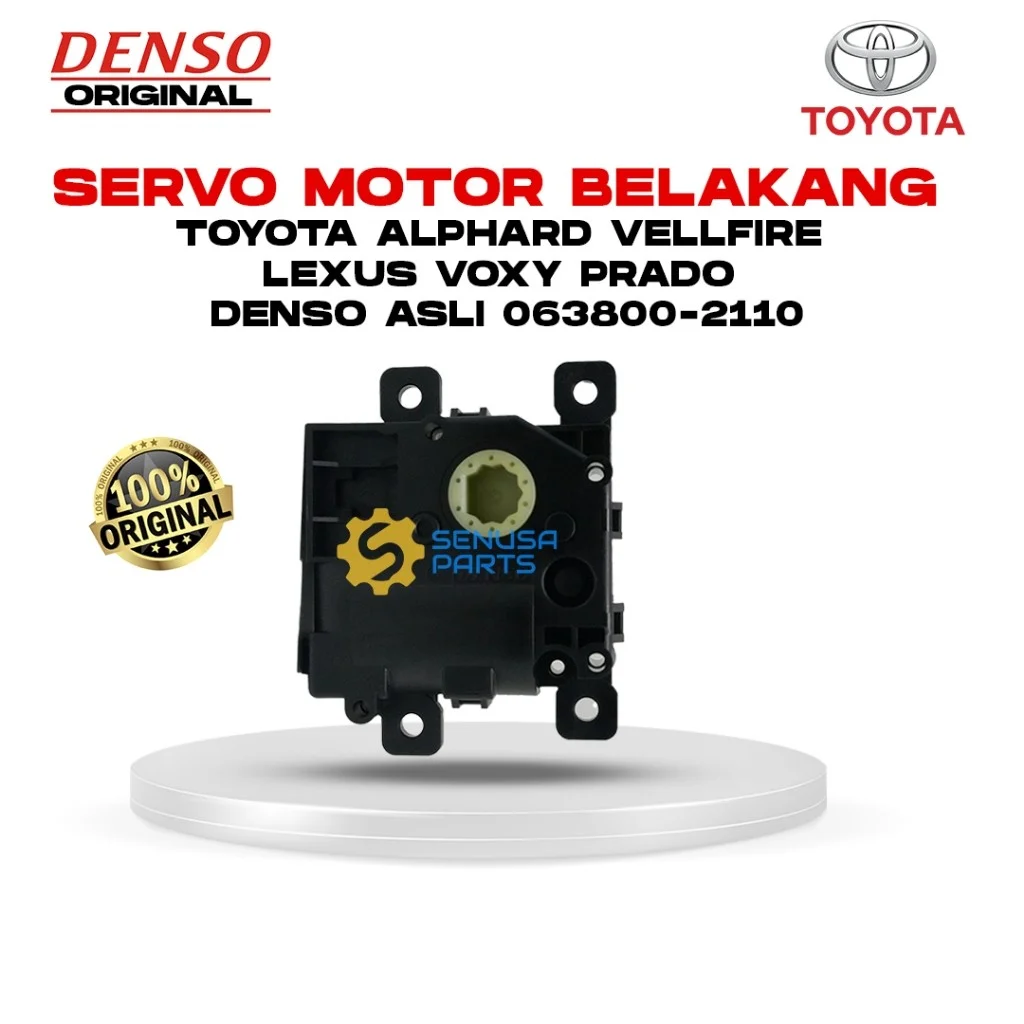 SERVO MOTOR BELAKANG TOYOTA ALPHARD VELLFIRE LEXUS VOXY PRADO DENSO ASLI 063800-2110