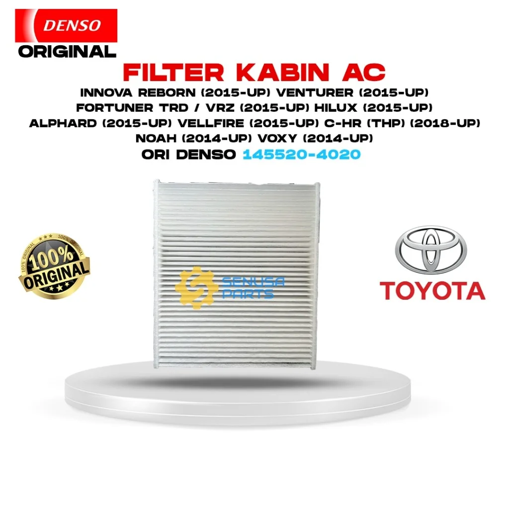 Filter Kabin AC Original Denso Cabin Air Filter/ Filter AC Original Denso Innova Fortuner 145520-4020
