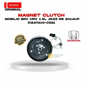 Magnet Clutch Pully AC Mobil Honda Mobilio BRV HRV 1.5L Jazz RS 2014 up – Original Denso XI247400-0521