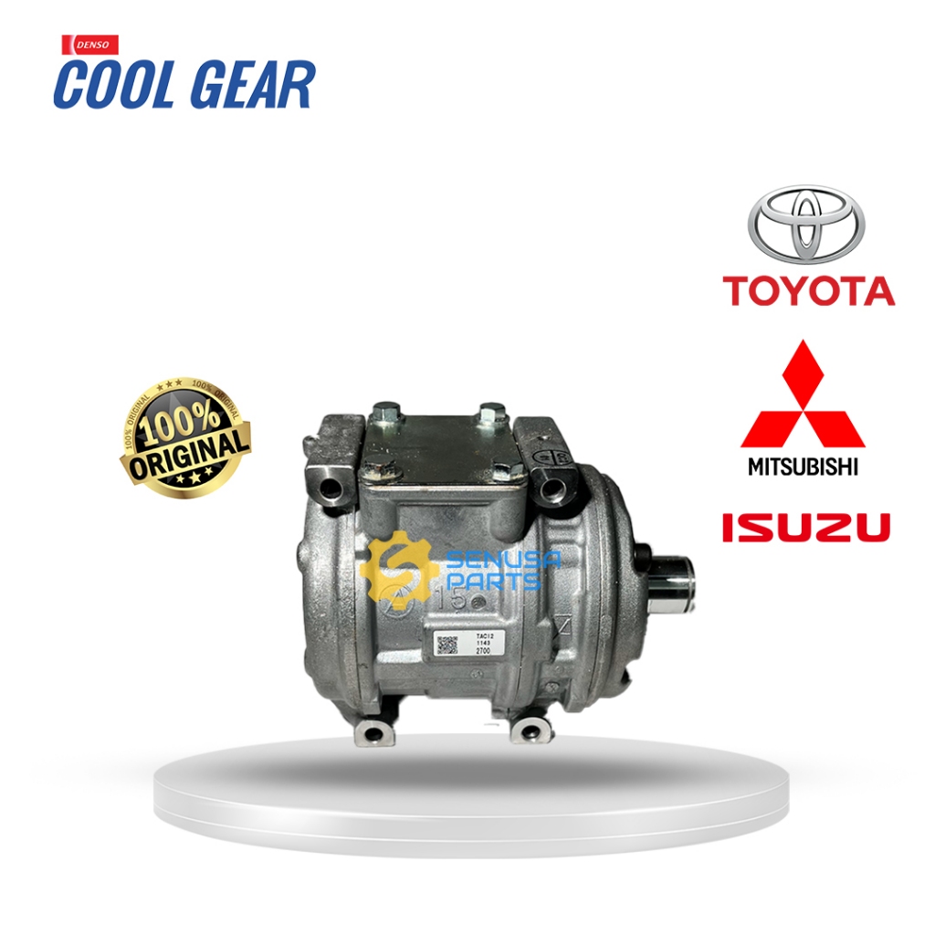 Kompresor AC Mobil Kijang Kapsul Diesel, Corolla Altis 2000-2006 Original Denso Cool Gear 447200-2740