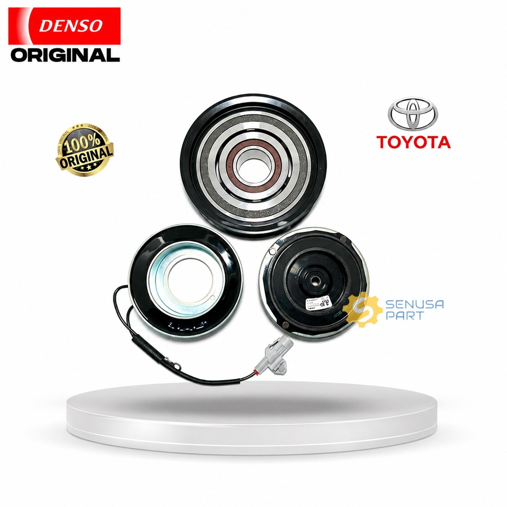 Magnet Clutch Fully AC Toyota Innova Reborn Hilux Fortuner VRZ Ori Denso XI247400-0481